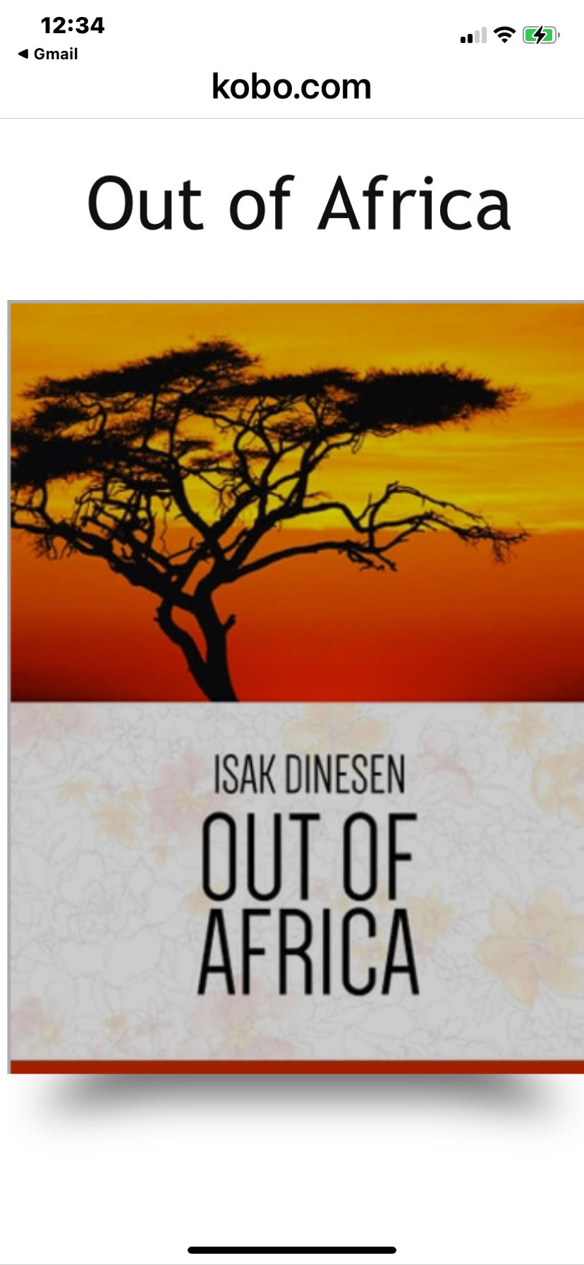 Out Of Africa - Isak Dinesan (Guild Publishing London - Paperback) book collectible [Barcode 9780140105544] - Main Image 3