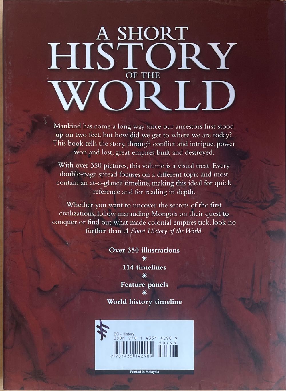 A Short History Of The World - Alex Woolf (Arcturus Publishing - Hardcover) book collectible [Barcode 9781435142909] - Main Image 2