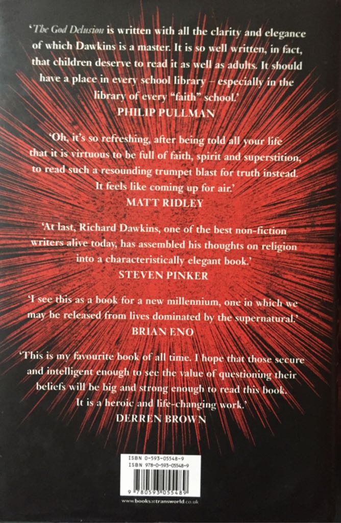 The God Delusion - Richard Dawkins (Bantam Press - Hardcover) book collectible [Barcode 9780593055489] - Main Image 2