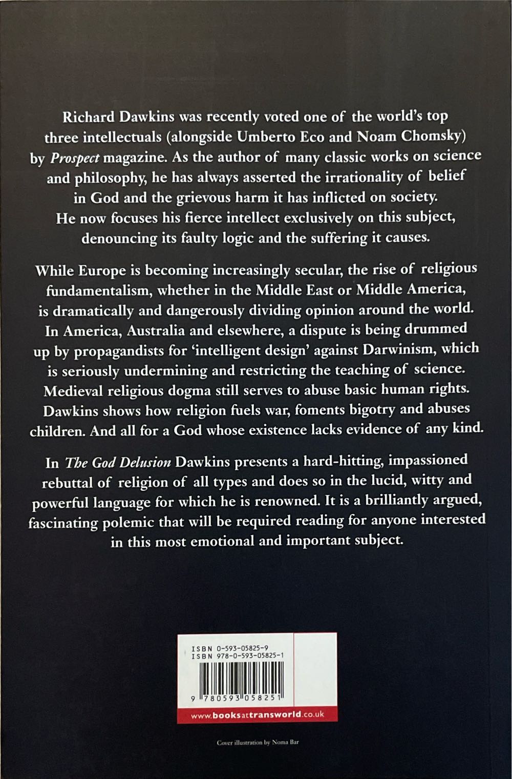 God Delusion, The - Richard Dawkins (Bantam Press - Paperback) book collectible [Barcode 9780593058251] - Main Image 2