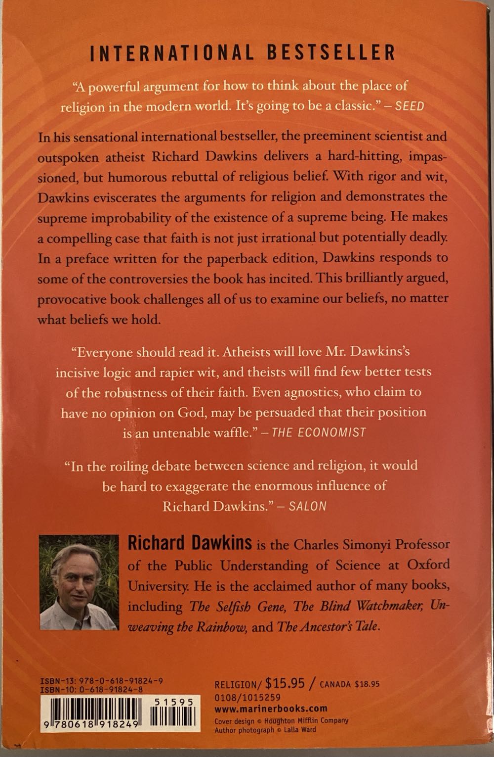 The God Delusion - Richard Dawkins (Mariner Books - eBook) book collectible [Barcode 9780618918249] - Main Image 2