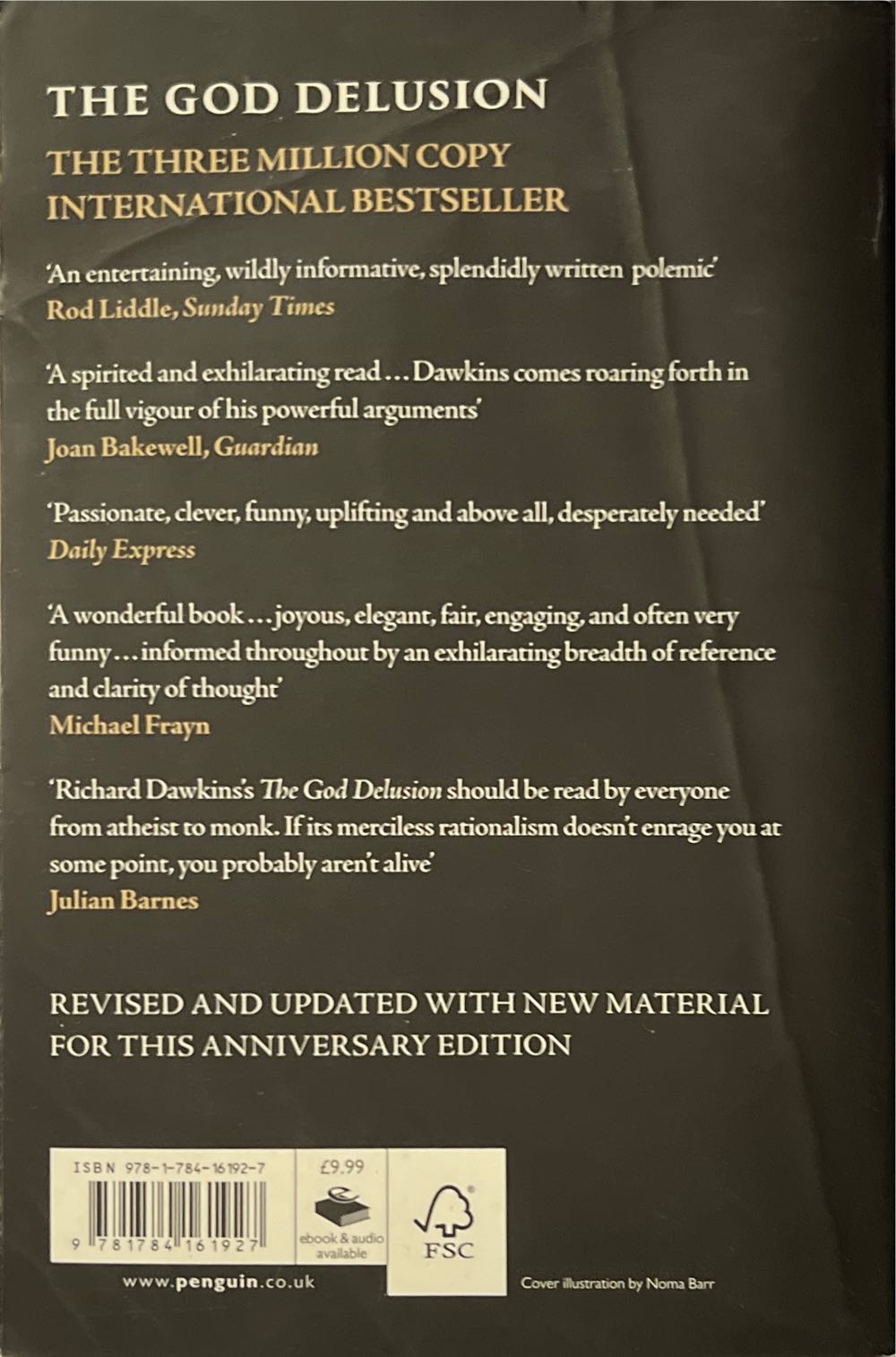 God Delusion, The - Richard Dawkins (Black Swan - Paperback) book collectible [Barcode 9781784161927] - Main Image 2