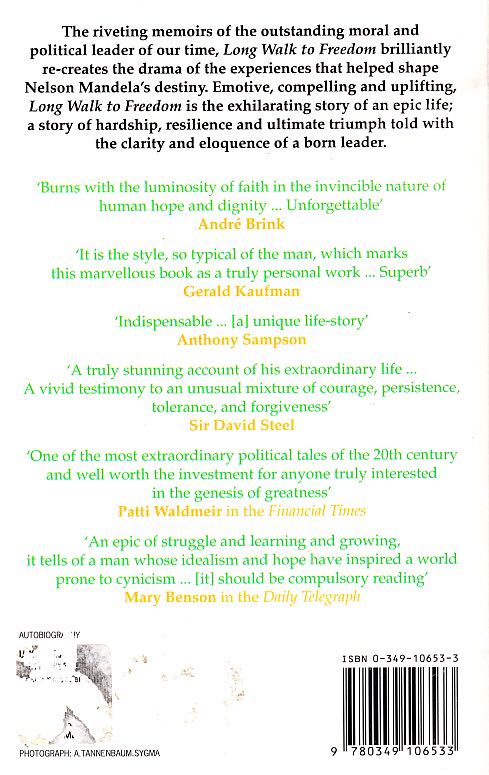 Long Walk To Freedom - Nelson Mandela (Abacus - Paperback) book collectible [Barcode 9780349106533] - Main Image 2