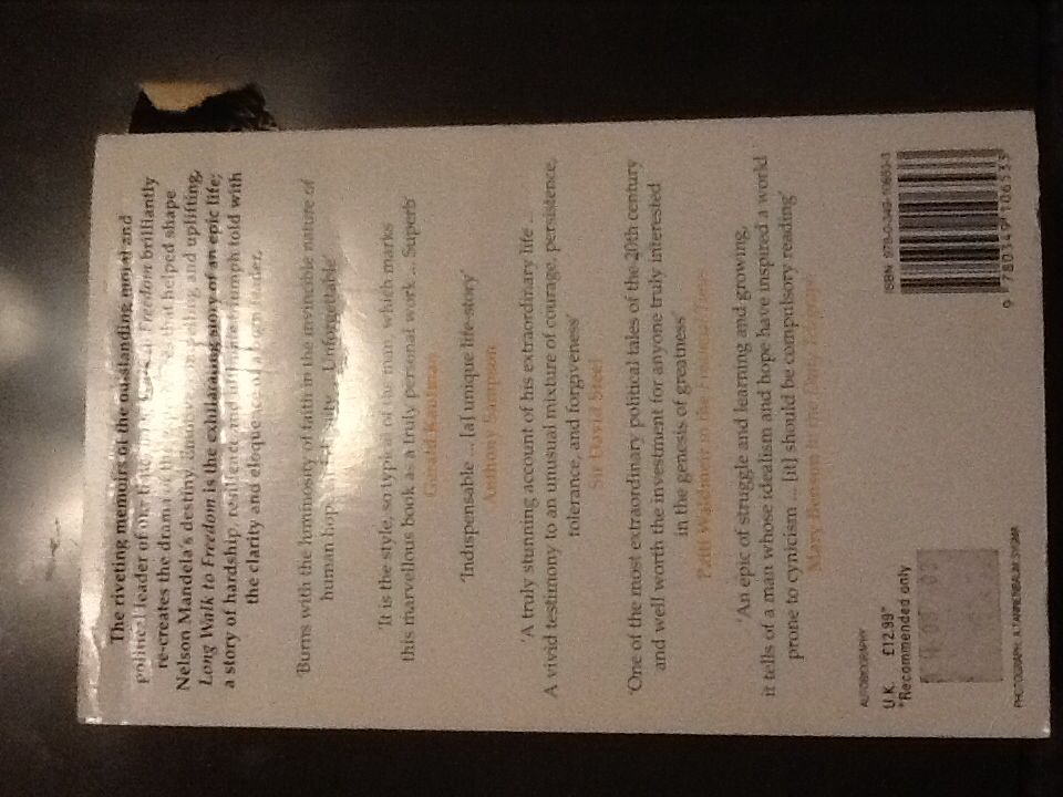 Long Walk To Freedom  (Abacus - Paperback) book collectible - Main Image 2