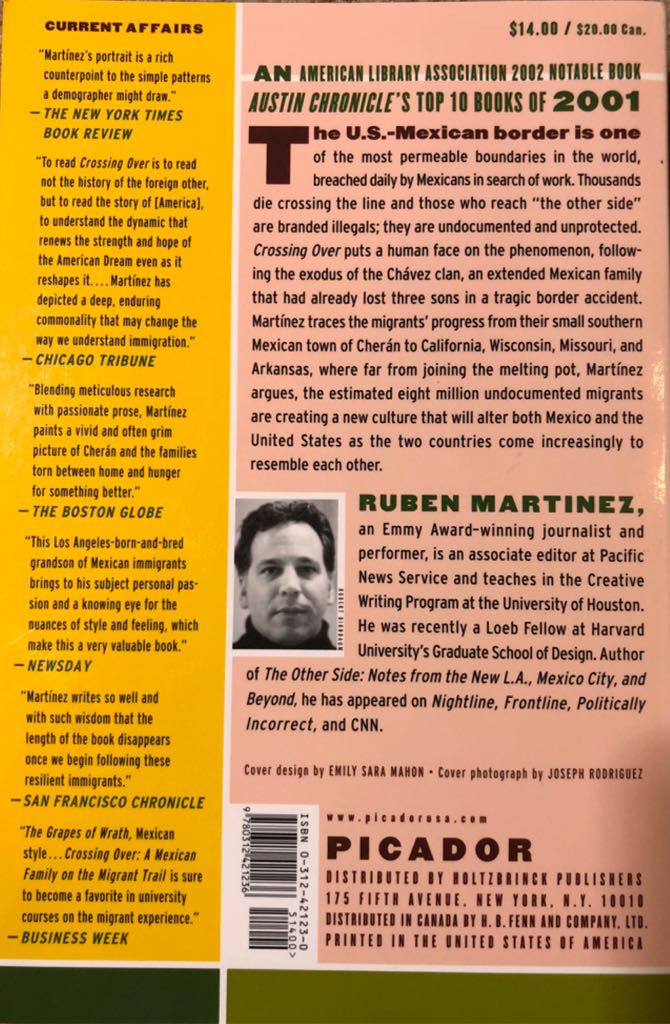 Crossing Over - Anna Kendall (Macmillan) book collectible [Barcode 9780312421236] - Main Image 2