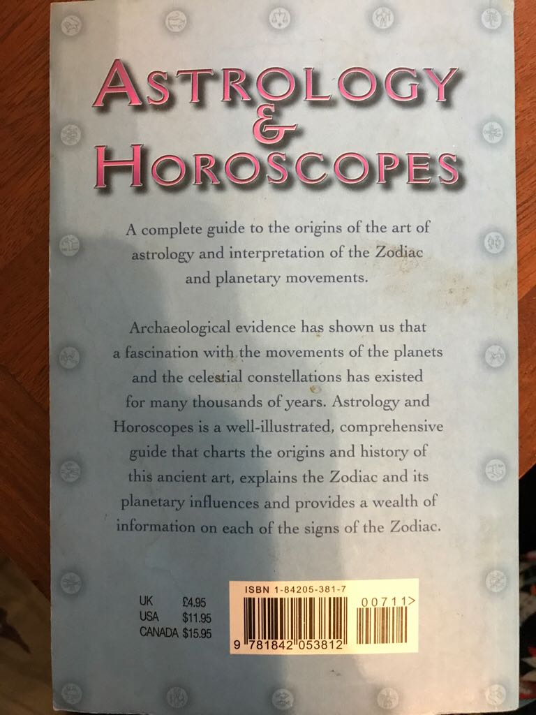 Astrology and Horoscopes - Geddes & (Geddes & Grosset, Limited - Paperback) book collectible [Barcode 9781842053812] - Main Image 2