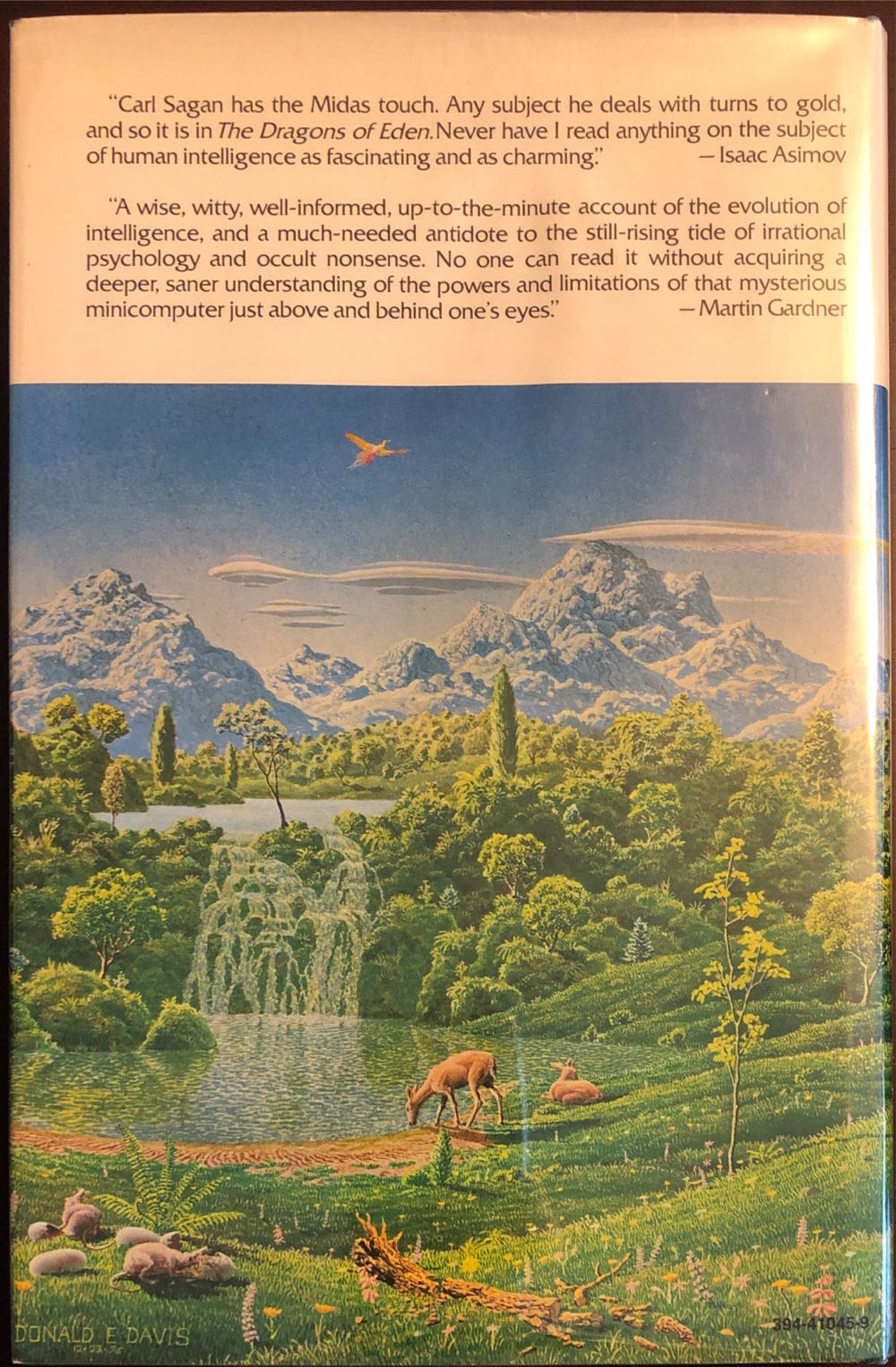 The Dragons Of Eden - Carl Sagan (Random House Publishing Group - Hardcover) book collectible [Barcode 9780394410456] - Main Image 3