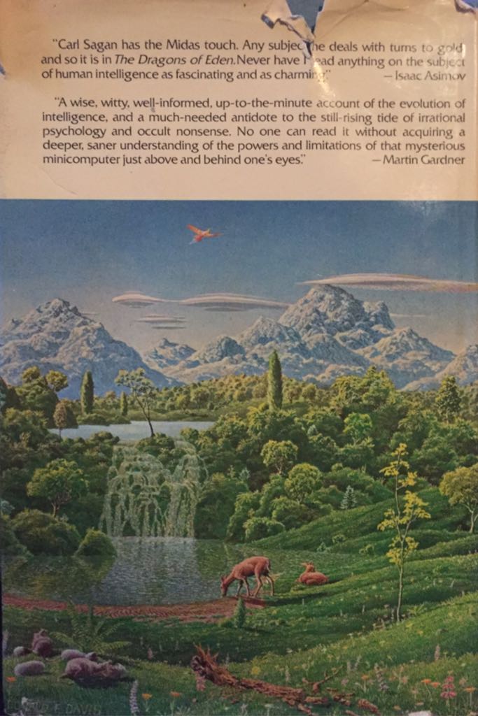 Dragons Of Eden, The - Carl Sagan (Book Club Associates - Hardcover) book collectible - Main Image 2