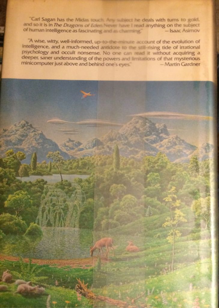 The Dragons Of Eden - Carl Sagan (Random House New York - Hardcover) book collectible - Main Image 2