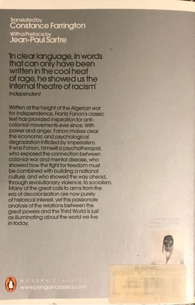 The Wretched Of The Earth - Frantz Fanon (Penguin Books - Paperback) book collectible [Barcode 9780141186542] - Main Image 2