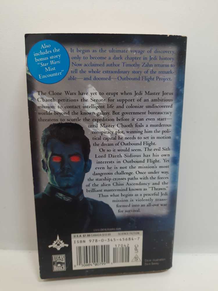 Star Wars: Outbound Flight - Timothy Zahn (Century - Paperback) book collectible [Barcode 9781844139040] - Main Image 2