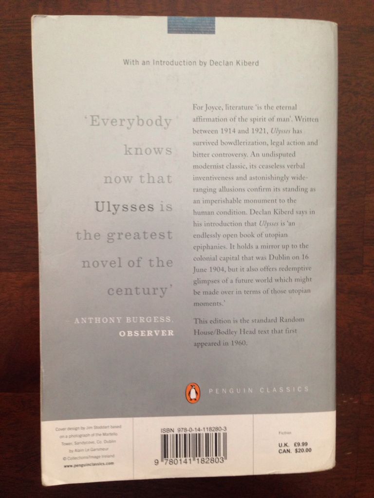 Ulysses - James Joyce (Penguin Classics - Paperback) book collectible [Barcode 9780141182803] - Main Image 2