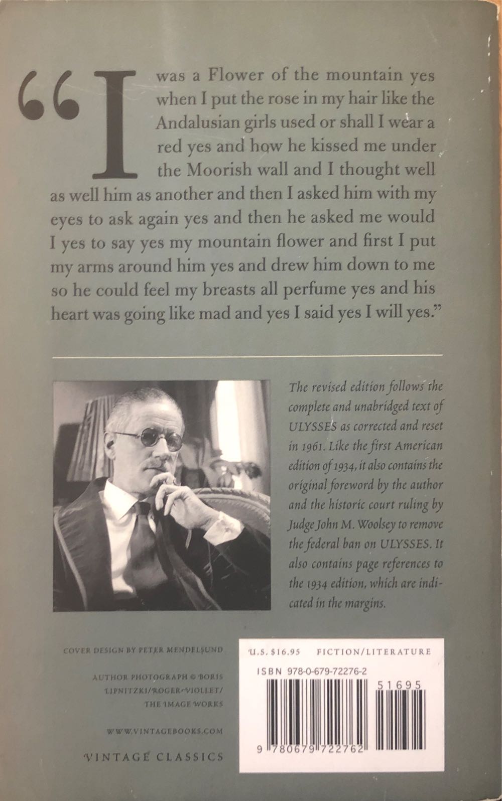 Ulysses - James Joyce (Vintage International - Paperback) book collectible [Barcode 9780679722762] - Main Image 2