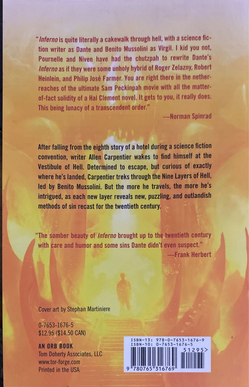 Inferno - Larry Niven (Orb Books - Paperback) book collectible [Barcode 9780765316769] - Main Image 2