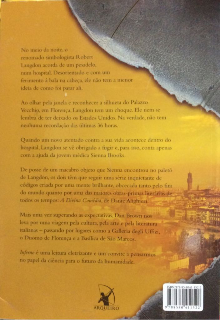 Inferno - Dan Brown (Arqueiro - Audiobook) book collectible [Barcode 9788580411522] - Main Image 2