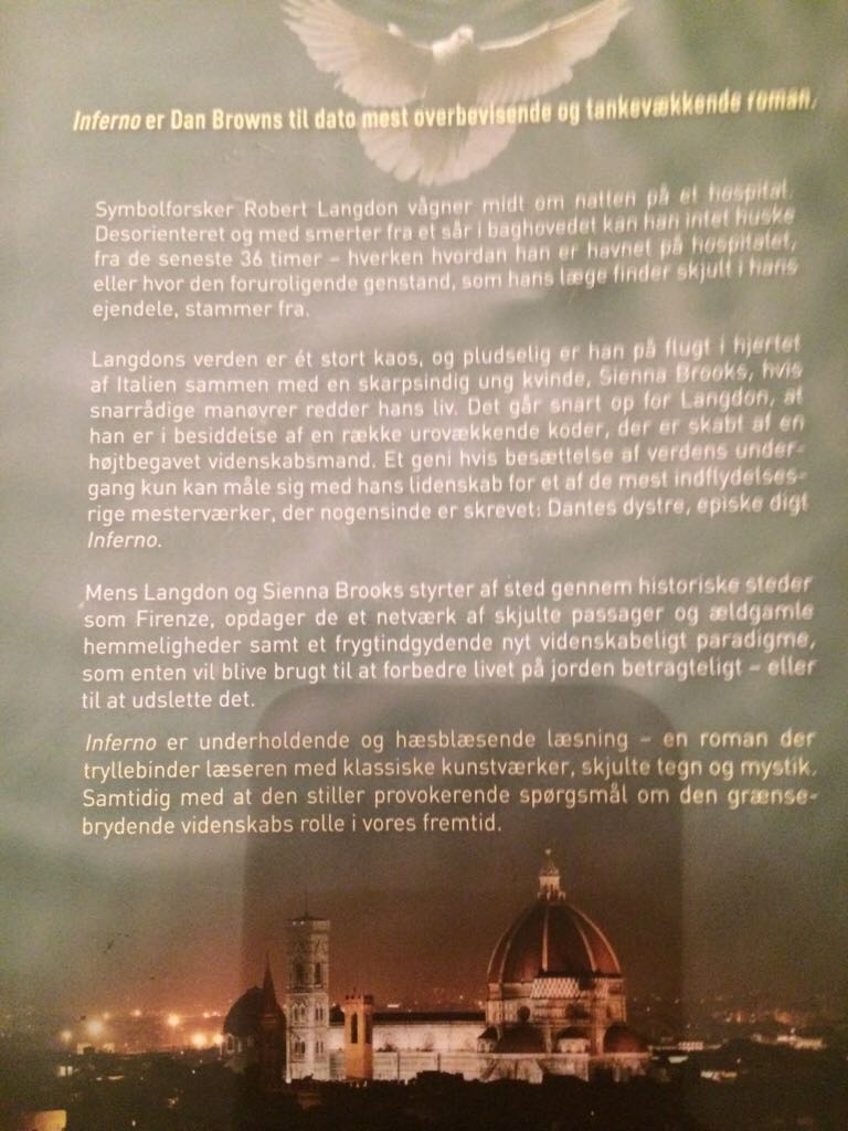 Inferno - Dan Brown (Hr. ferdinand - Hardcover) book collectible [Barcode 9788792845818] - Main Image 2