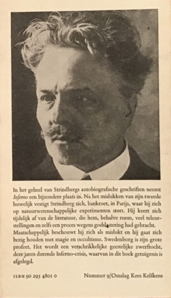 9 Inferno - August Strindberg (De Arbeiderspers, Amsterdam - Paperback) book collectible [Barcode 9789029548014] - Main Image 2