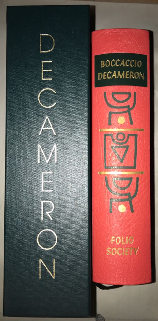 Decameron, The - Giovanni Boccaccio (Folio Society - Calf-Binding) book collectible - Main Image 2
