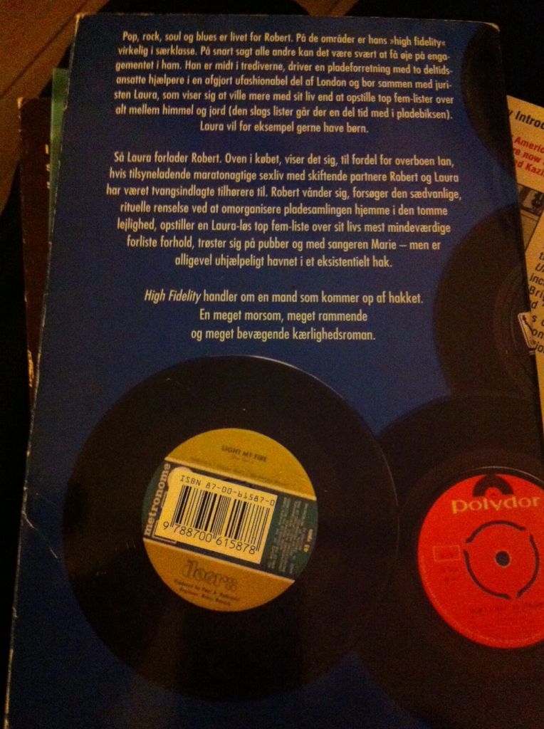 High Fidelity  book collectible [Barcode 9788700615878] - Main Image 2