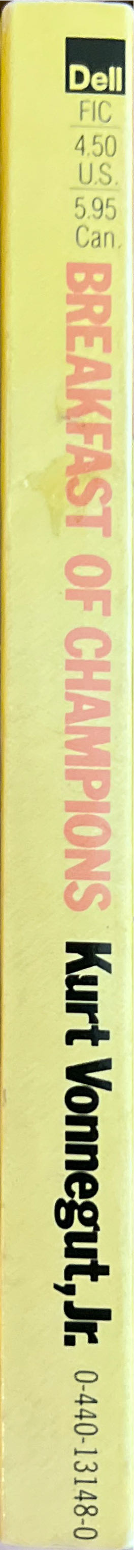 Breakfast of Champions - Kurt Vonnegut, Jr. (Bantam - Paperback) book collectible [Barcode 9780440131489] - Main Image 4