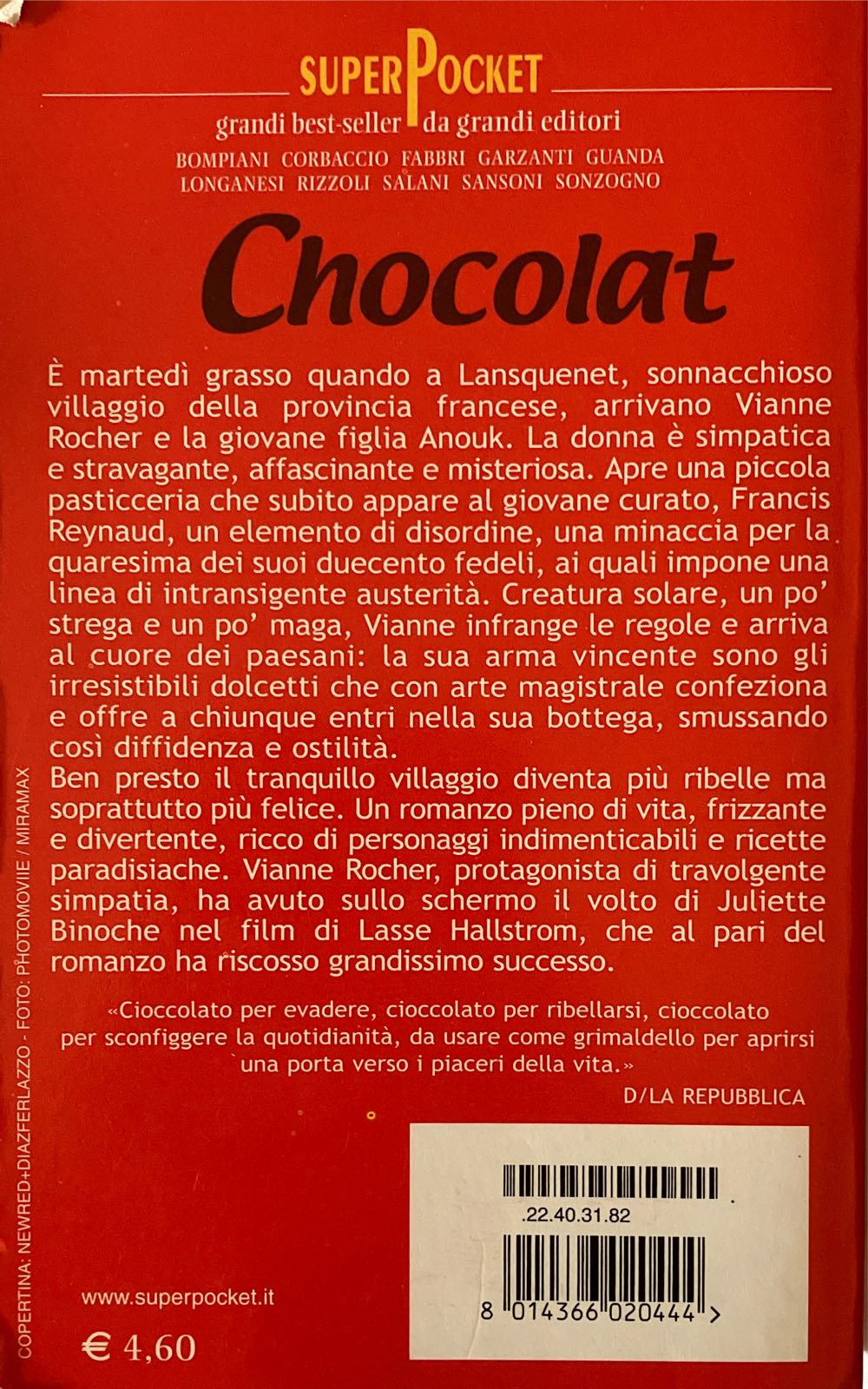 Chocolat - Joanne Harris (Penguin - Paperback) book collectible [Barcode 9780141000183] - Main Image 3