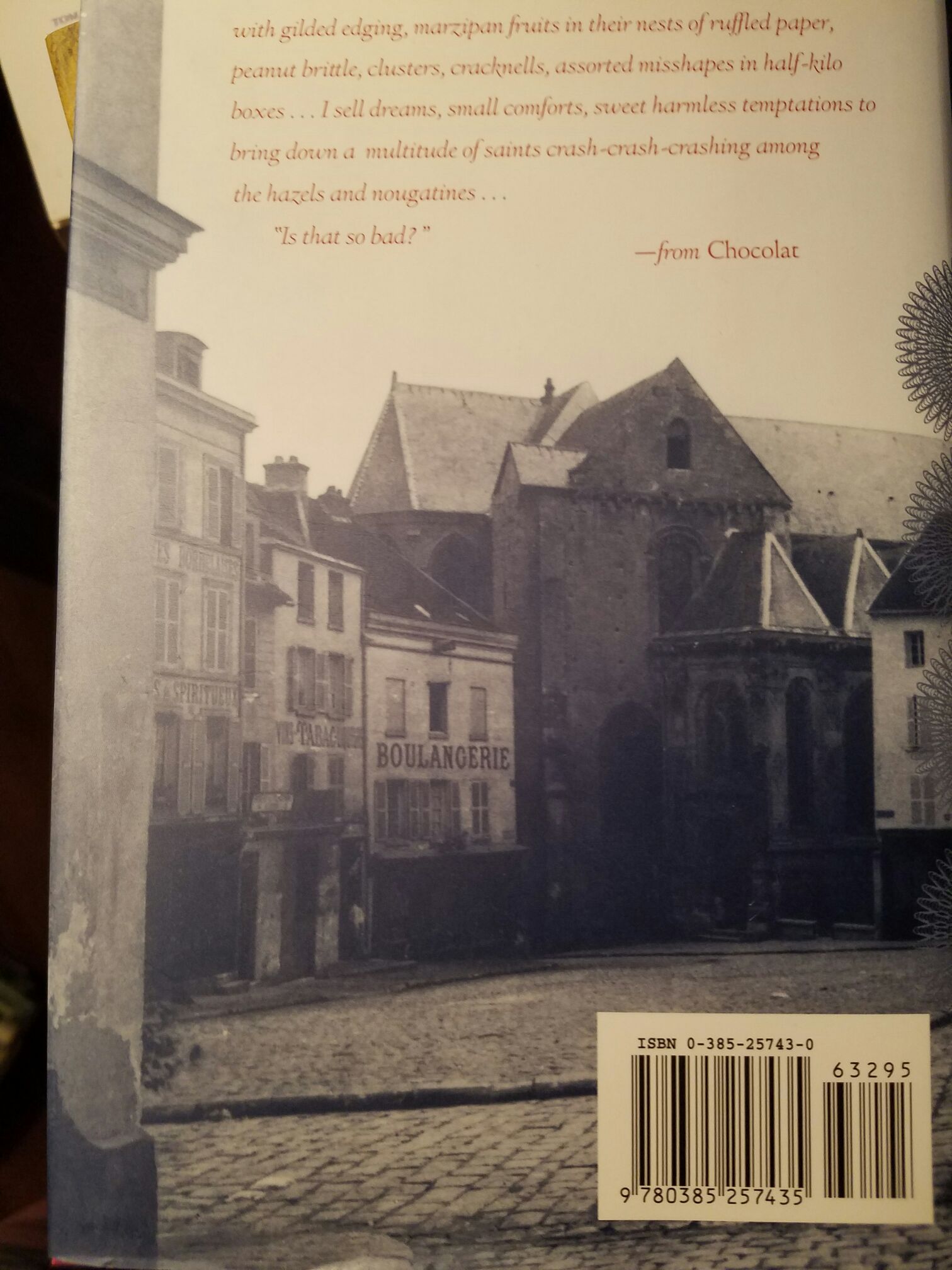 Chocolat - Joanne Harris (Penguin Books - Hardcover) book collectible [Barcode 9780385257435] - Main Image 2