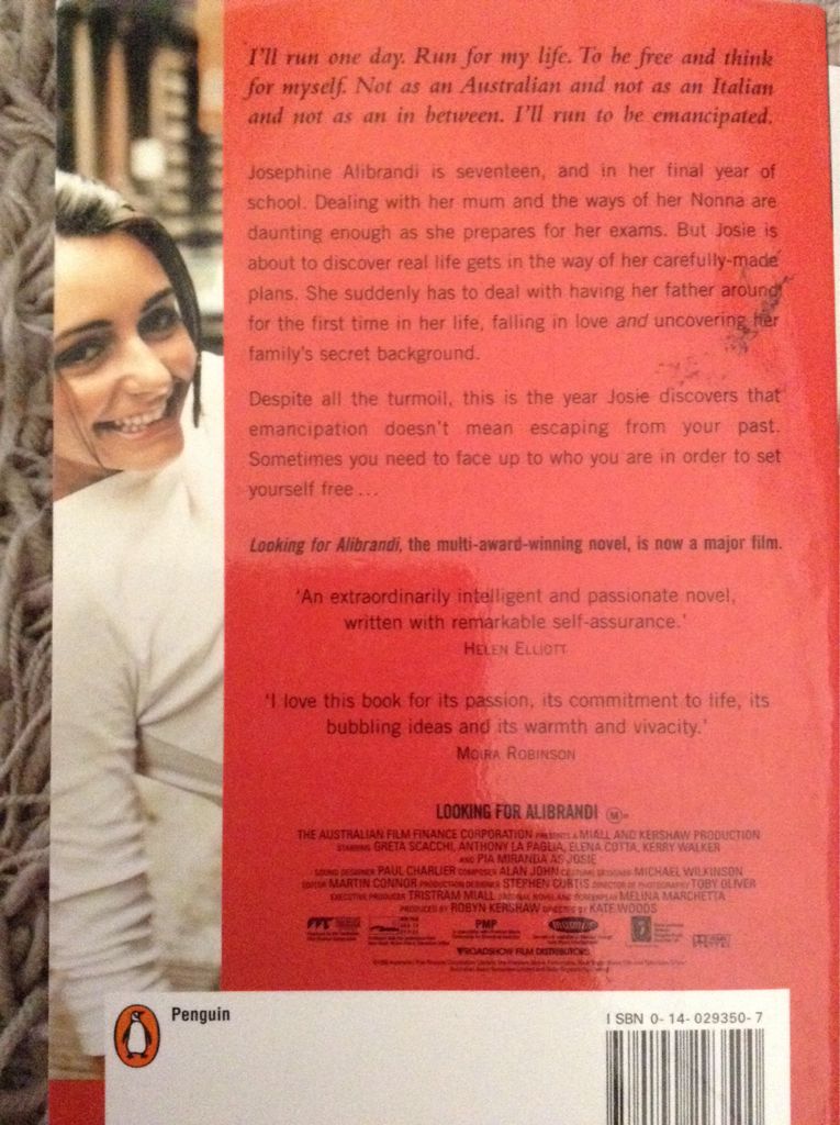 Looking For Alibrandi - Melina Marchetta (Penguin Books - Paperback) book collectible [Barcode 9780140293500] - Main Image 2
