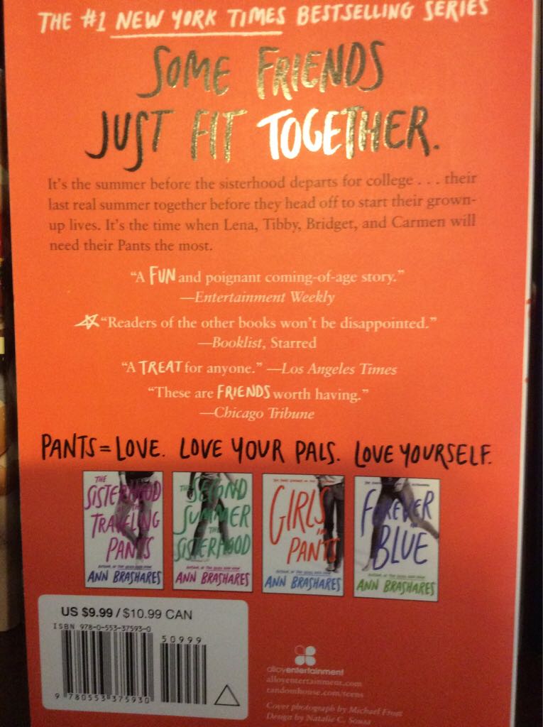 Girls in Pants - Ann Brashares (Delacorte Press  - Hardcover) book collectible - Main Image 2