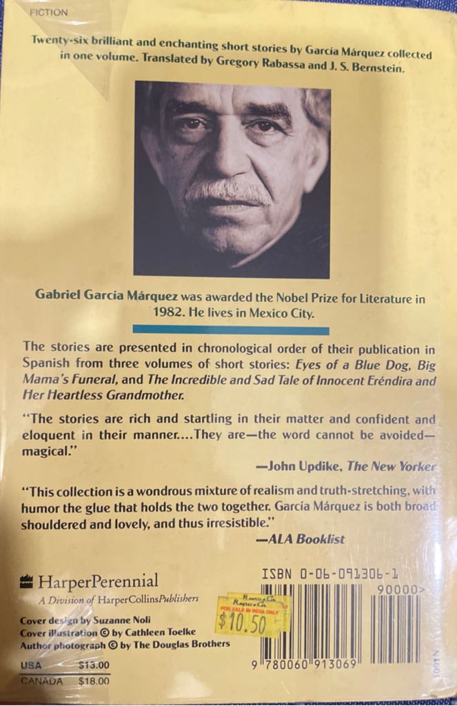 Collected Stories - Gabrial Garcia Marquez (- Paperback) book collectible [Barcode 9780060913069] - Main Image 2