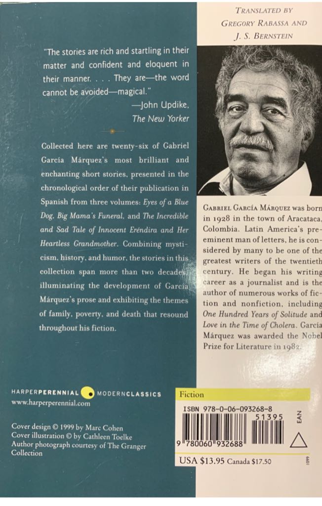 Collected Stories - Gabriel GarcÃ­a MÃ¡rquez (Harper Perennial Modern Classics - Paperback) book collectible [Barcode 9780060932688] - Main Image 2
