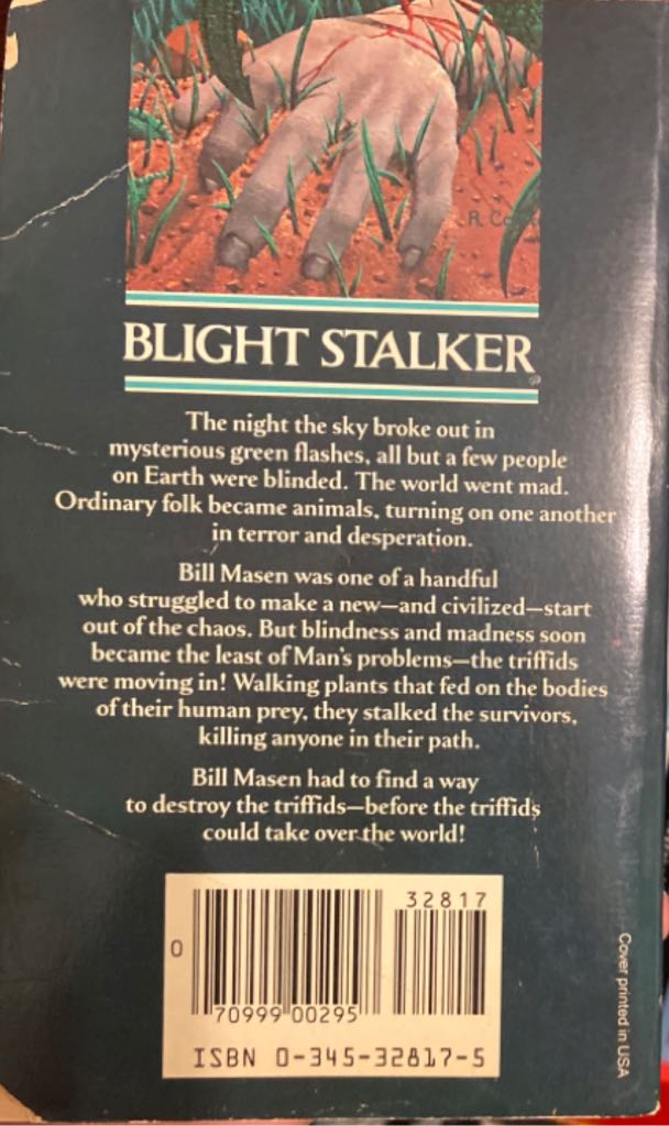 Day of the Triffids, The - John Wyndham (Del Rey - Paperback) book collectible [Barcode 9780345328175] - Main Image 2