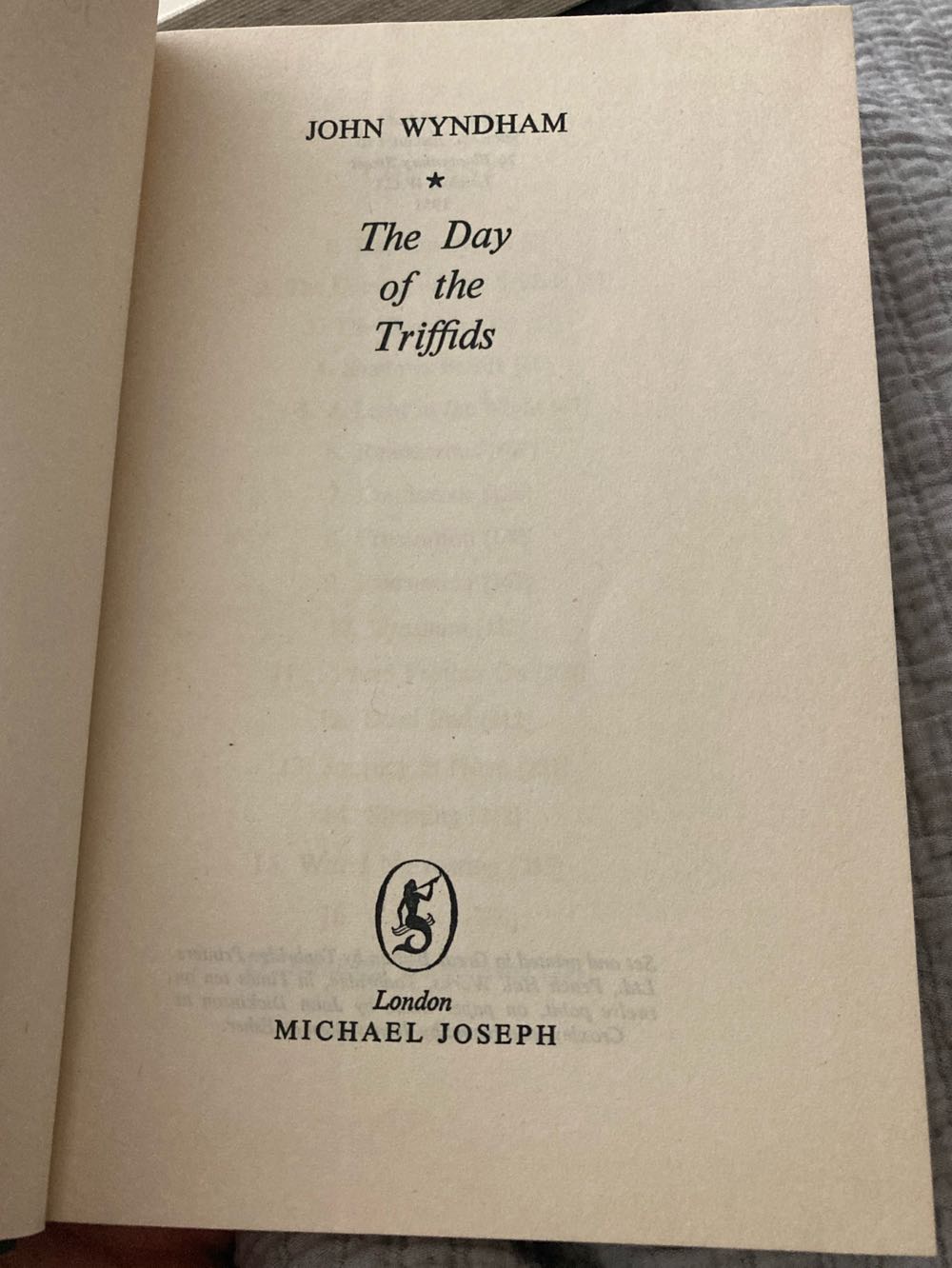 Day Of The Triffids, The - Wyndham, John (Michael Joseph - Hardcover) book collectible - Main Image 3