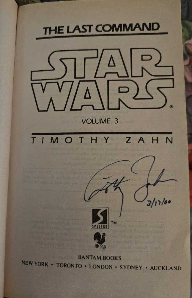 Star Wars: The Last Command  - Timothy Zahn (Bantam Books - Paperback) book collectible [Barcode 9780553404432] - Main Image 3