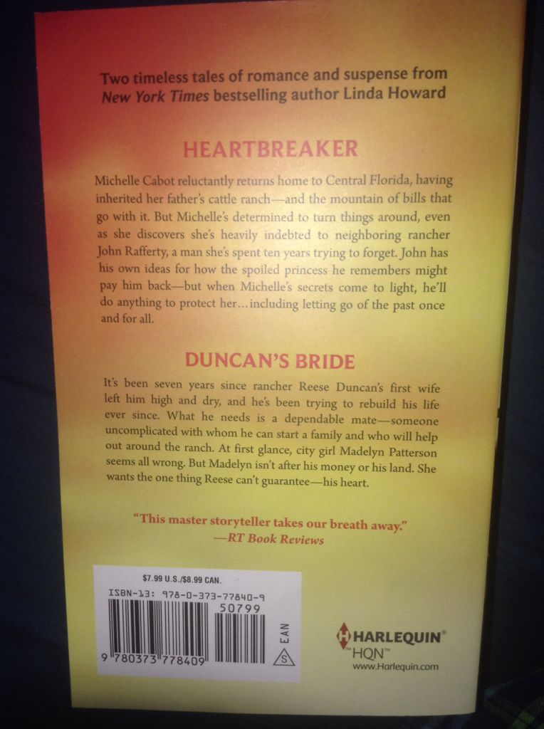 Escape - Linda Howard (Harlequin HQN - Paperback) book collectible [Barcode 9780373778409] - Main Image 2