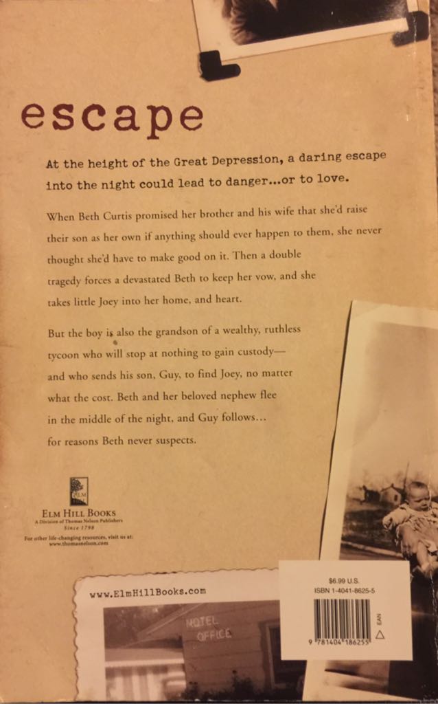 Escape - June Oldham (Elm Hill Books) book collectible - Main Image 2