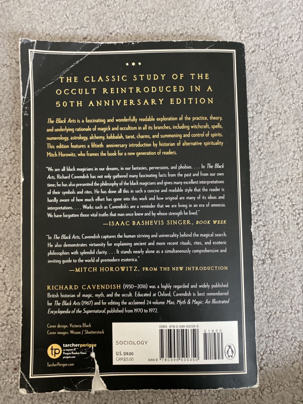 Black Arts - Richard Cavendish (Perigee/Tarcher - Paperback) book collectible [Barcode 9780399500350] - Main Image 2