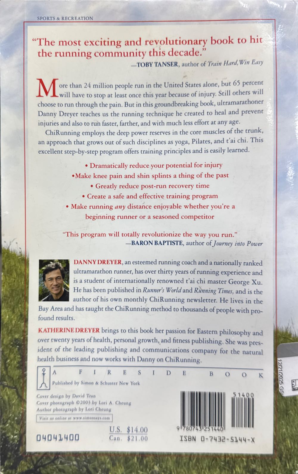 Chi Running - Danny Dreyer (- Paperback) book collectible [Barcode 9780743251440] - Main Image 2