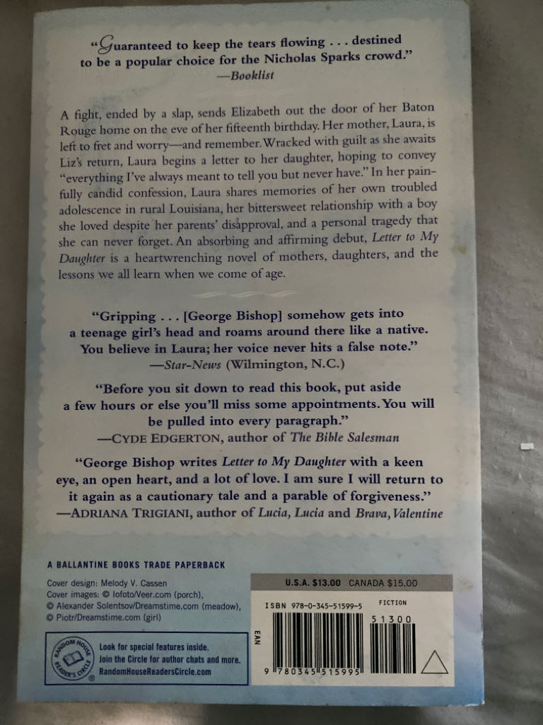 Letter To My Daughter - Maya Angelou (Random House Digital, Inc.) book collectible [Barcode 9780345515995] - Main Image 2