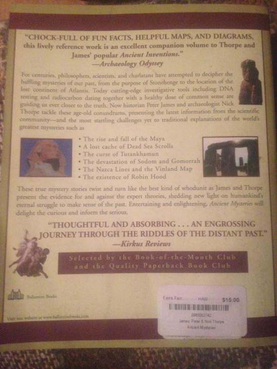 Ancient Mysteries - Peter James (Ballantine Books - Paperback) book collectible [Barcode 9780345434883] - Main Image 2