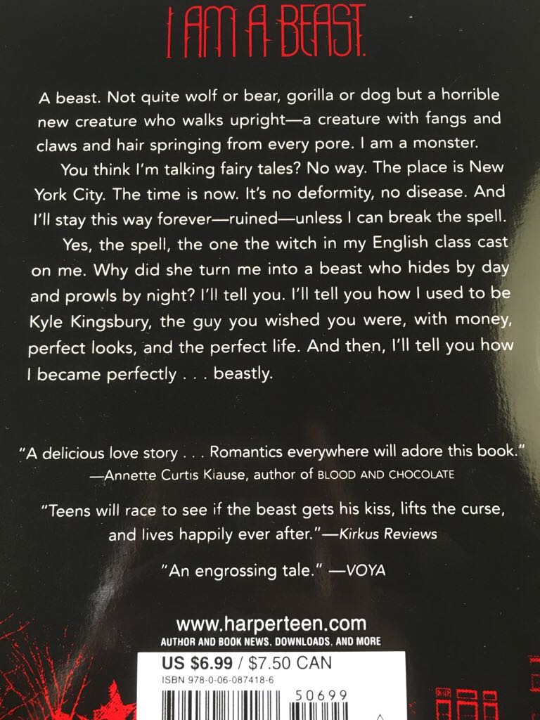 Beastly - Alex Flinn (Harper Teen - Paperback) book collectible [Barcode 9780060874186] - Main Image 2