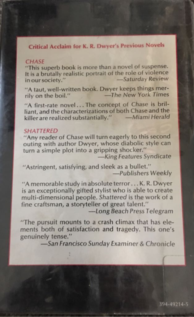 Dragonfly - Dean Koontz (Random House - Hardcover) book collectible [Barcode 9780394492148] - Main Image 2