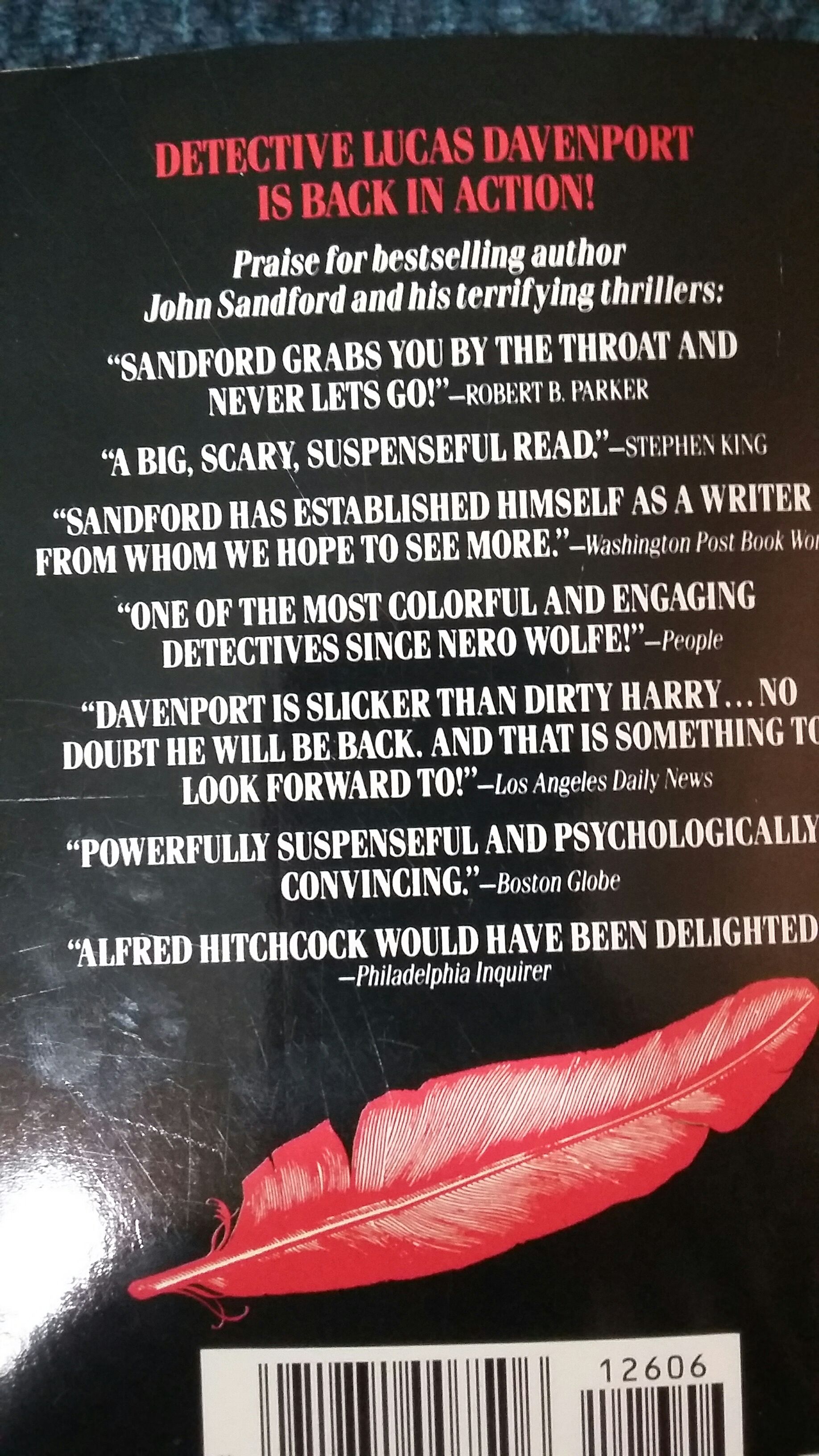 Shadow Prey - John Sandford (Berkley - Paperback) book collectible [Barcode 9780425126066] - Main Image 2