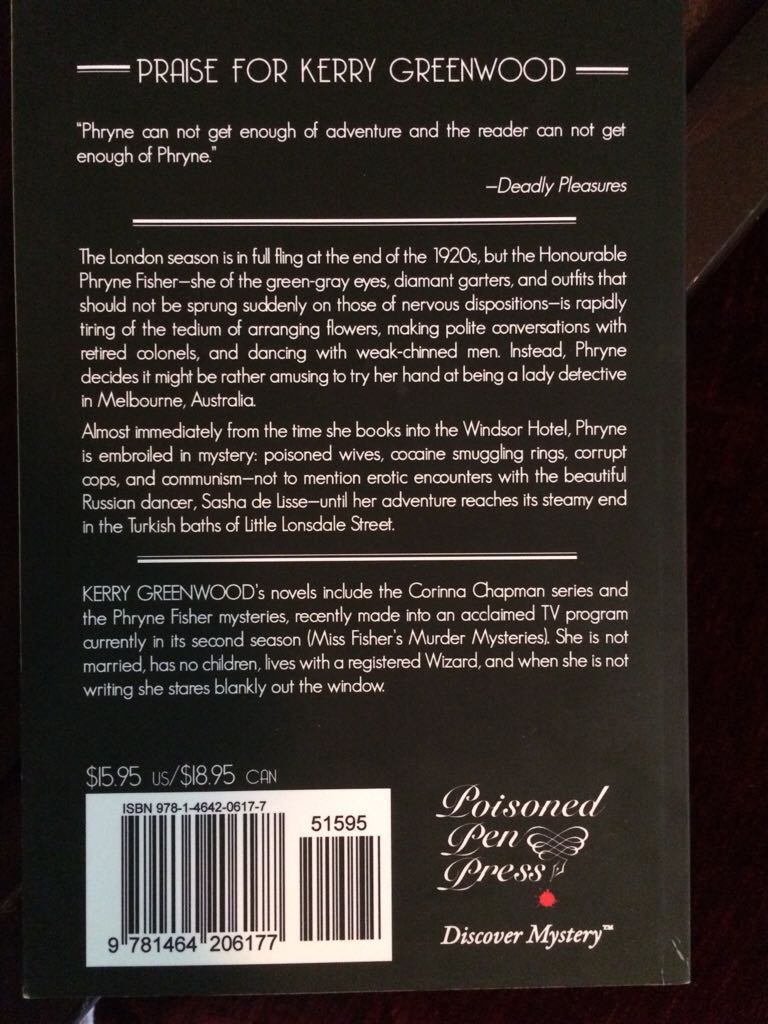 Cocaine Blues - Kerry Greenwood (Audiobook) book collectible [Barcode 9781464206177] - Main Image 2