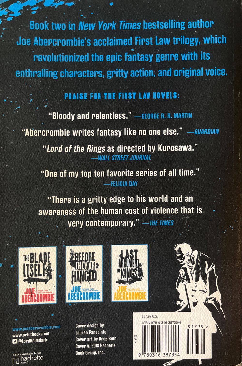 Before They Are Hanged - Joe Abercrombie (Orbit - Paperback) book collectible [Barcode 9780316387354] - Main Image 2