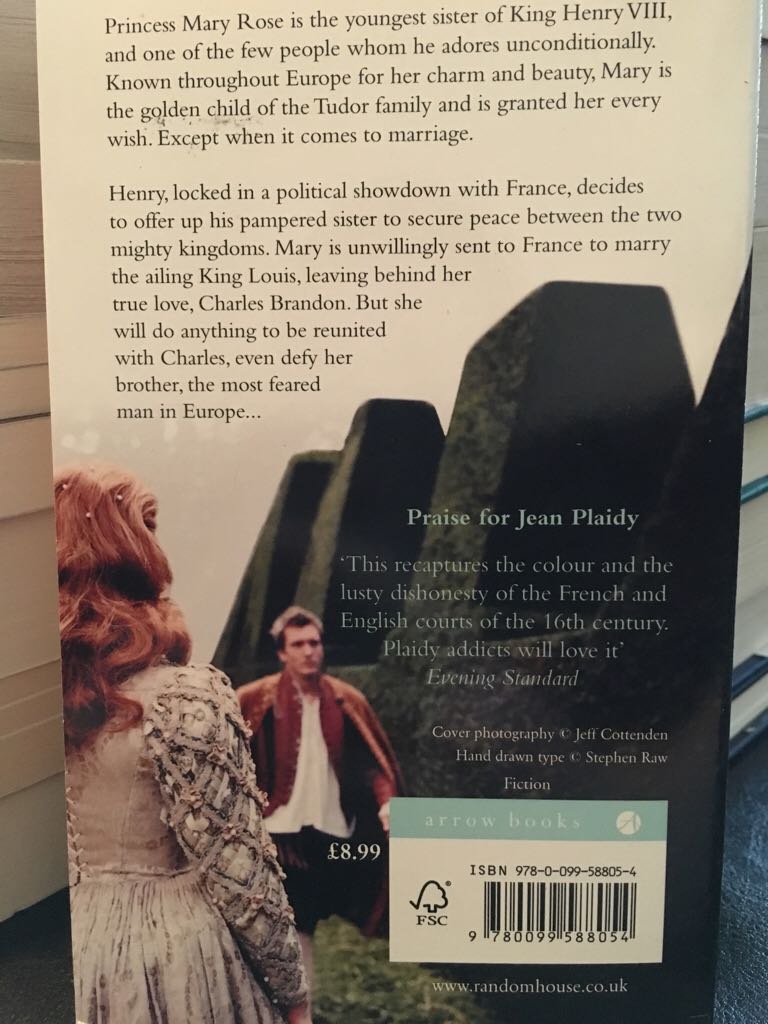 Mary, Queen Of France - Jean Plaidy book collectible [Barcode 9780099588054] - Main Image 2