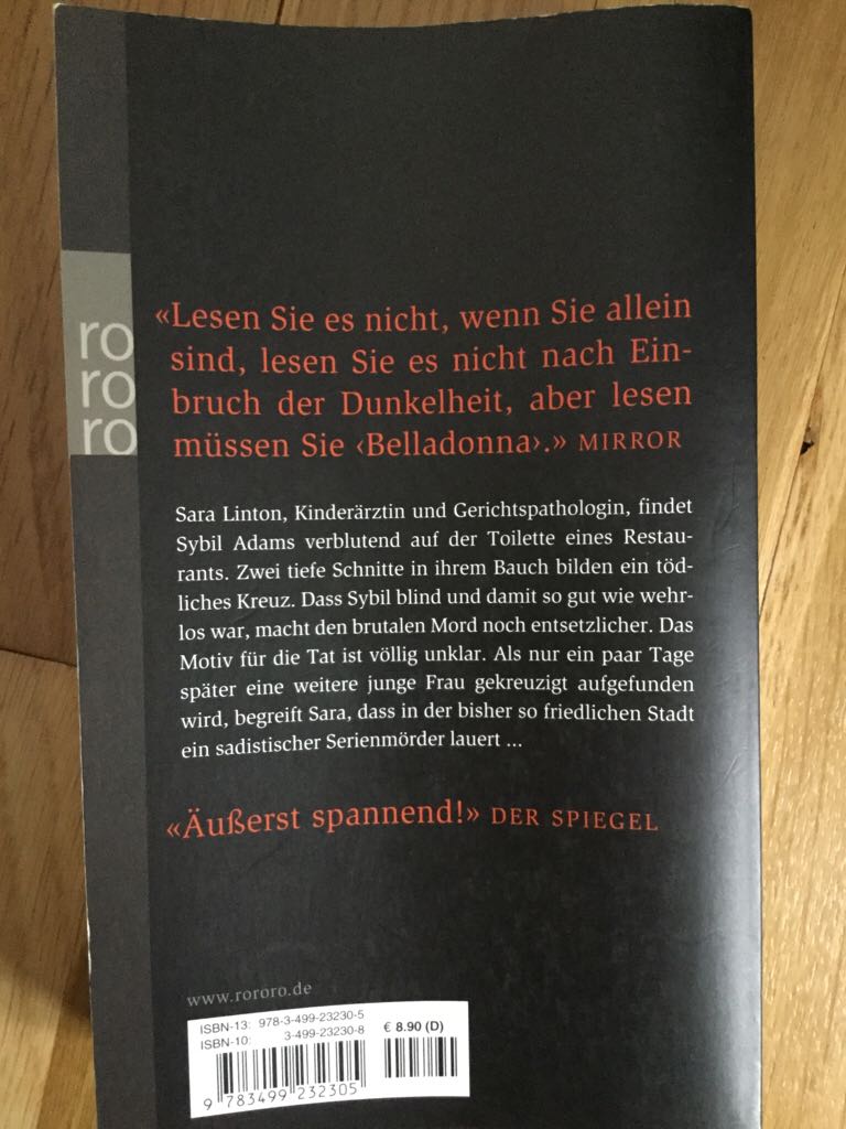 Belladonna - Karin Slaughter (rororo - Paperback) book collectible [Barcode 9783499232305] - Main Image 2