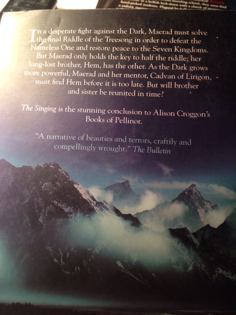 Singing- The - Alison Croggon (Walker Books - Paperback) book collectible [Barcode 9781406338775] - Main Image 2