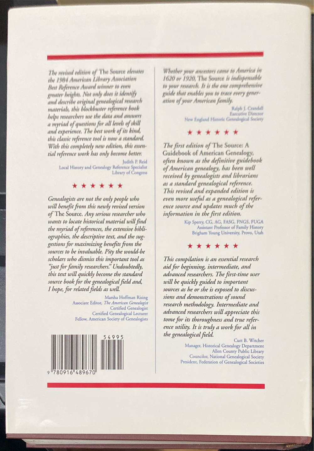 The Source - A Guidebook Of American Genealogy - Various (Ancestry Publishing - Hardcover) book collectible [Barcode 9780916489670] - Main Image 2