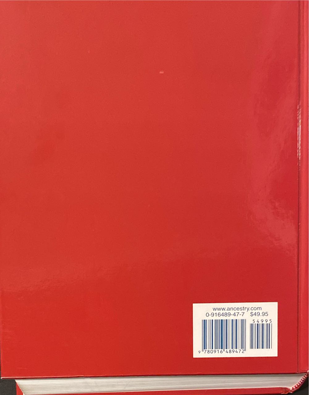Ancestrys Red Book - Alice Eichholz (Hardcover) book collectible [Barcode 9780916489472] - Main Image 2