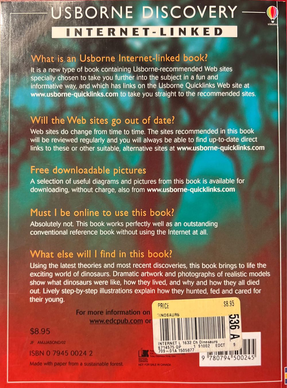 Dinosaurs - Rachel Firth (Usborne Publishing Ltd. - Paperback) book collectible [Barcode 9780794500245] - Main Image 4